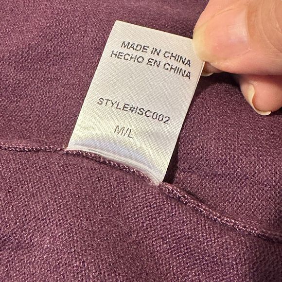 Now & Foreve Purple Long Cardigan Sweater Size M/L - Picture 7 of 7
